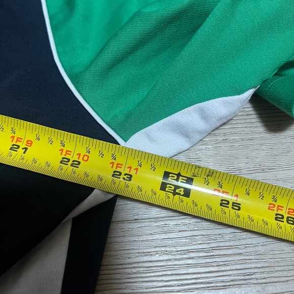 Brooks Brothers ProSport Tennis T-Shirt Raglan Athletic Top XL Green Navy Mens - Picture 5 of 6